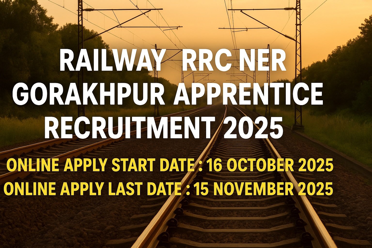 Read more about the article Railway RRC NER Gorakhpur Apprentice Recruitment 2025