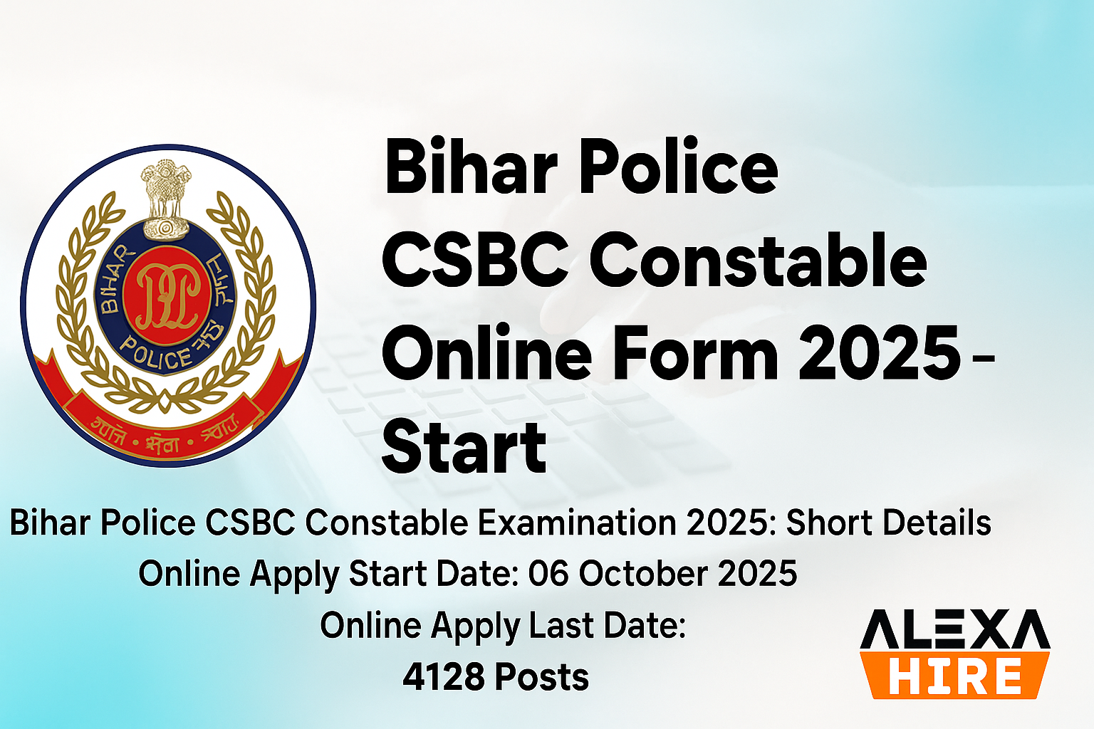 Bihar Police CSBC Constable Recruitment 2025