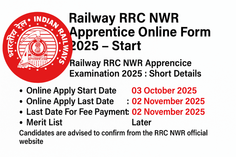 Read more about the article RRC NWR Apprentice Recruitment 2025
