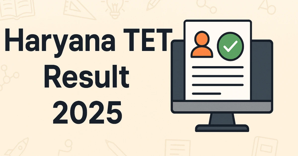 Haryana TET Result Download 2025