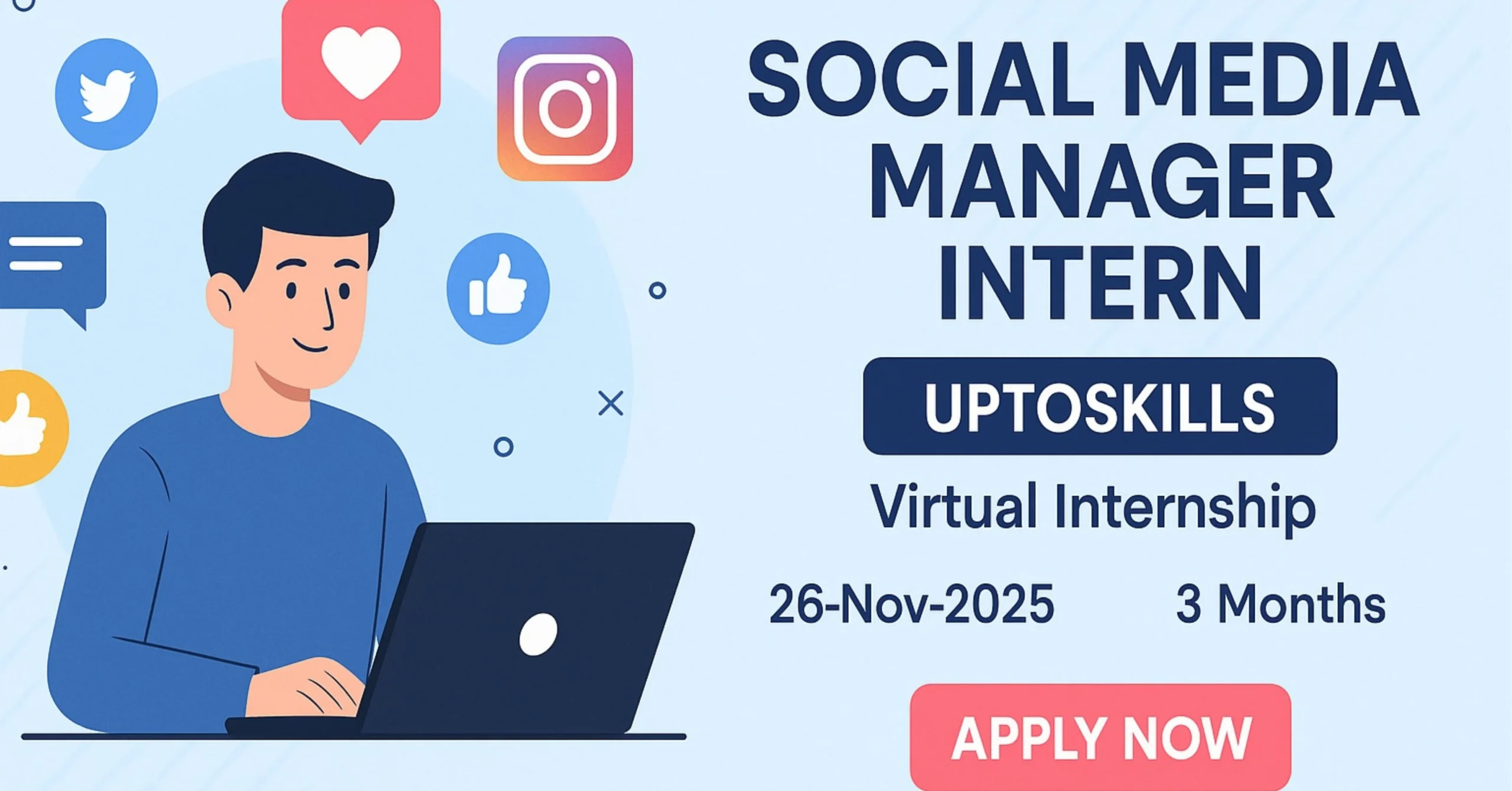 Read more about the article Social Media Manager Internship 2025 – WFH Apply Now
