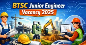 BTSC Junior Engineer Vacancy 2025