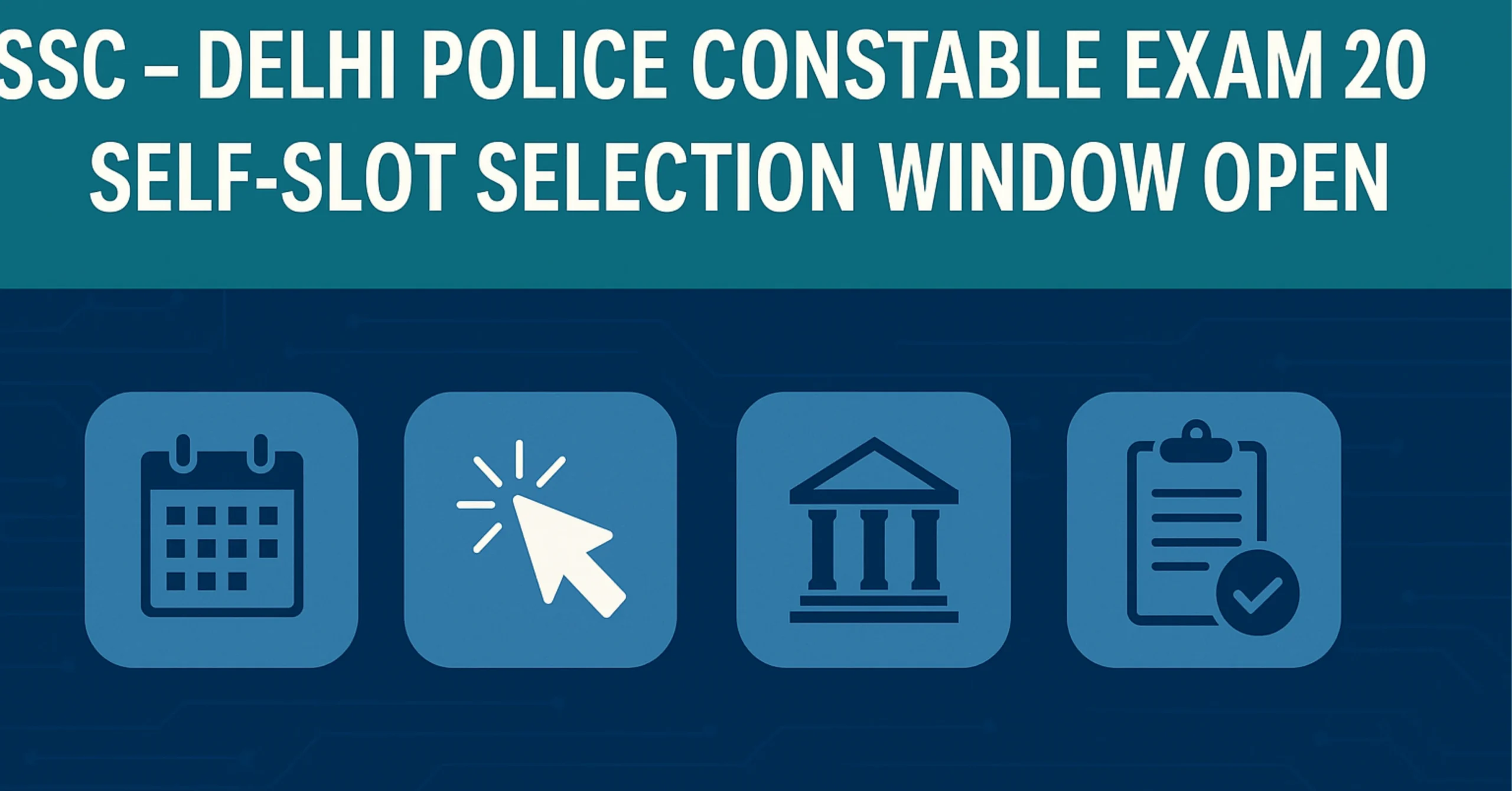 Read more about the article SSC Delhi Police Constable Exam 2025 Slot Selection Now Open