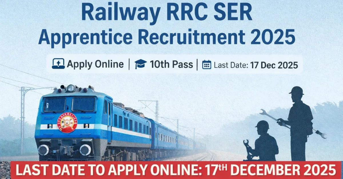 Read more about the article Railway RRC SER Apprentice Recruitment 2025