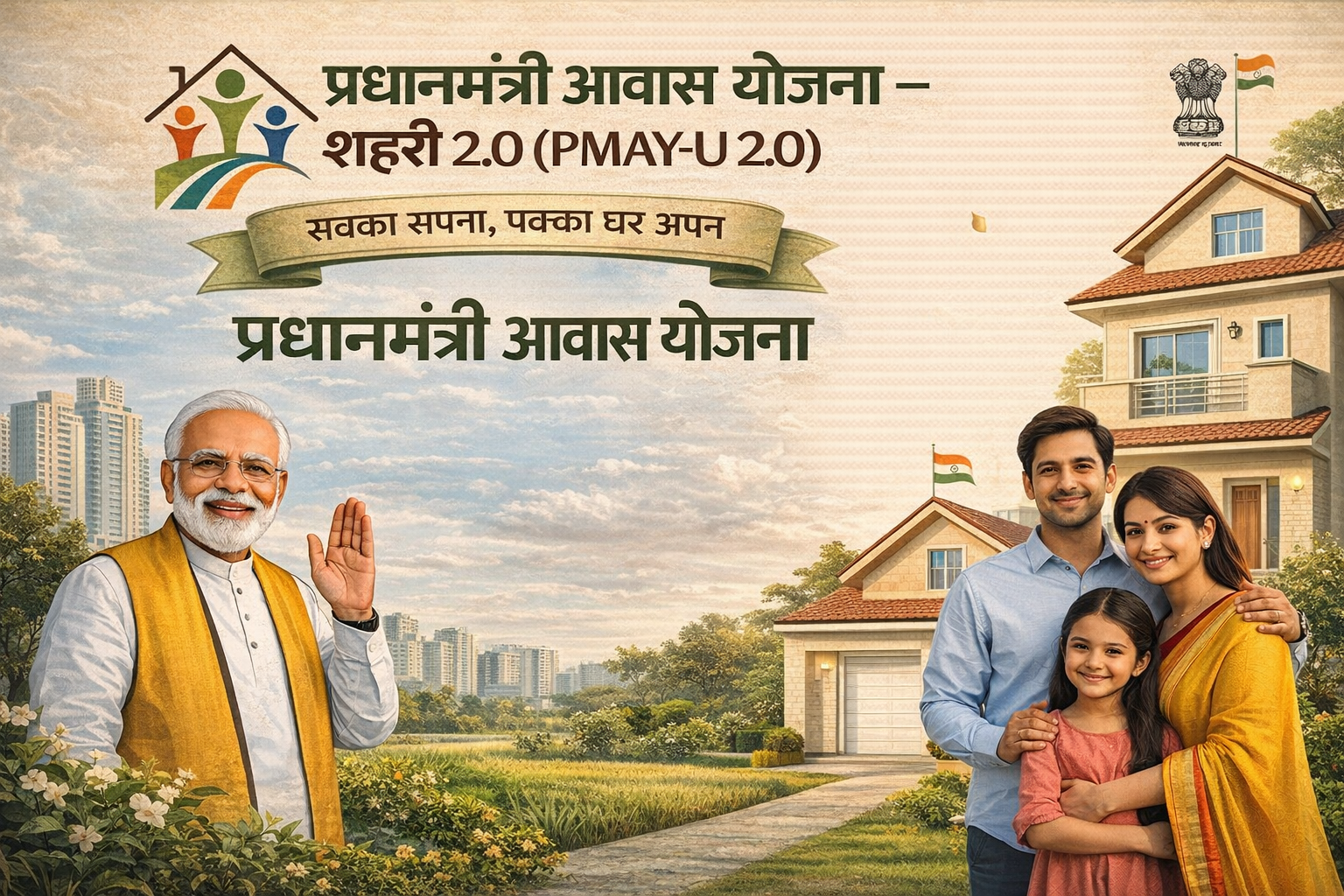 प्रधानमंत्री आवास योजना – शहरी 2.0 (PMAY-U 2.0)