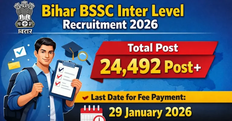 Read more about the article Bihar BSSC Inter Level Recruitment 2026