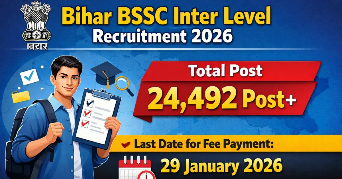 Bihar BSSC Inter Level Recruitment 2026