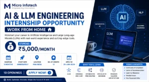 AI and LLM Engineering Internship 2026